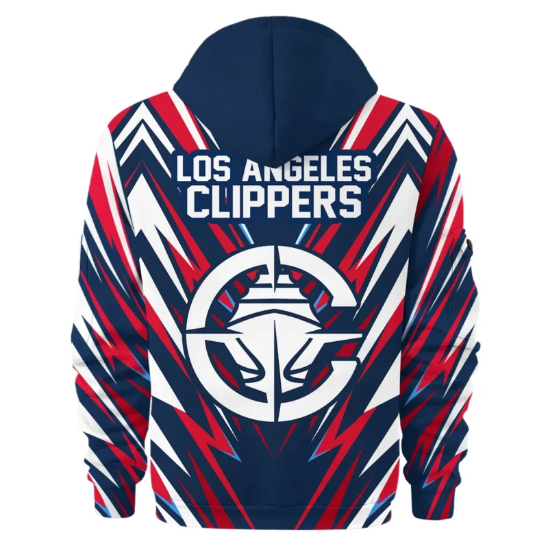 Basketball Hoodie Half Zipper NBA 2025 For Fan Basketball HVN1063LAC061225HODZ - Image 3