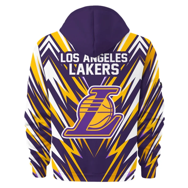 Basketball Hoodie Half Zipper NBA 2025 For Fan Basketball HVN1063LAL061225HODZ - Image 3
