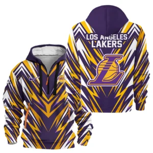 Basketball Hoodie Half Zipper NBA 2025 For Fan Basketball HVN1063LAL061225HODZ