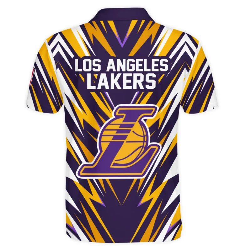 Basketball Team Polo Shirt NBA 2025 For Fan Basketball Team HVN1063LAL061225POS - Image 3