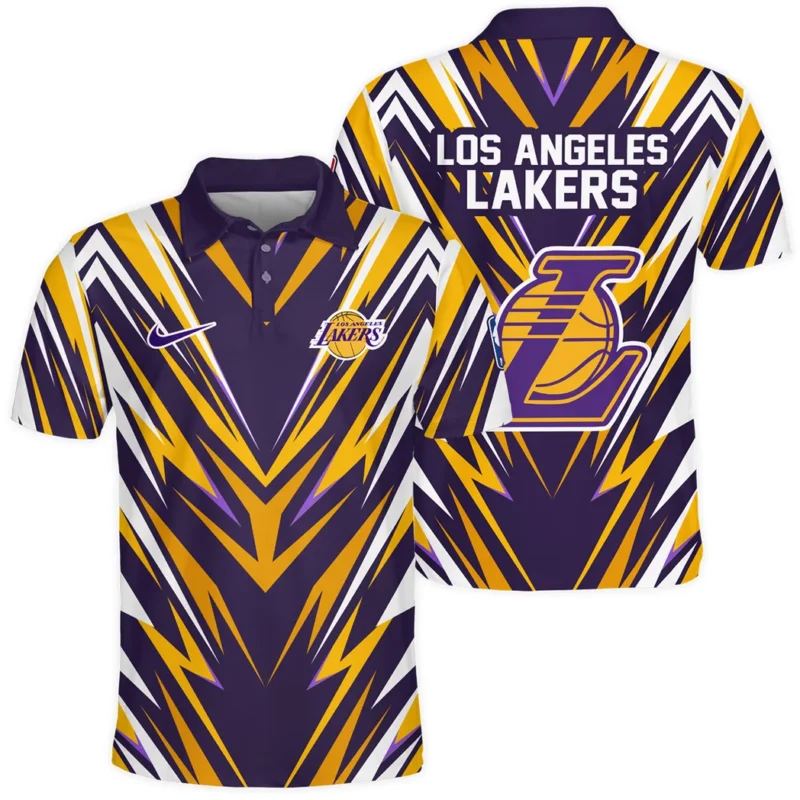 Basketball Team Polo Shirt NBA 2025 For Fan Basketball Team HVN1063LAL061225POS