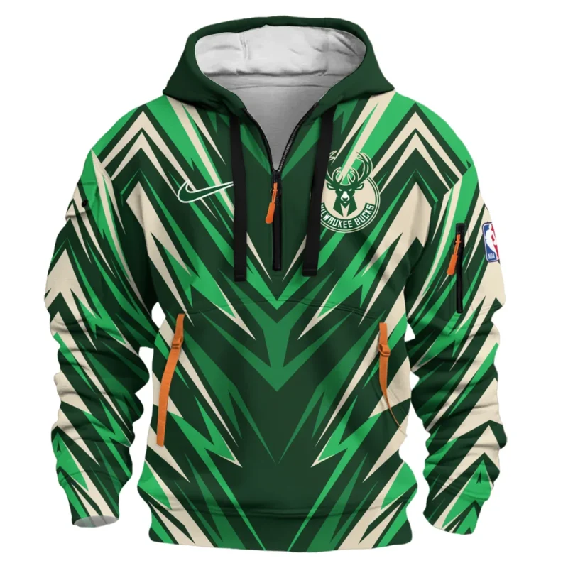 Basketball Hoodie Half Zipper NBA 2025 For Fan Basketball HVN1063MB061225HODZ - Image 2