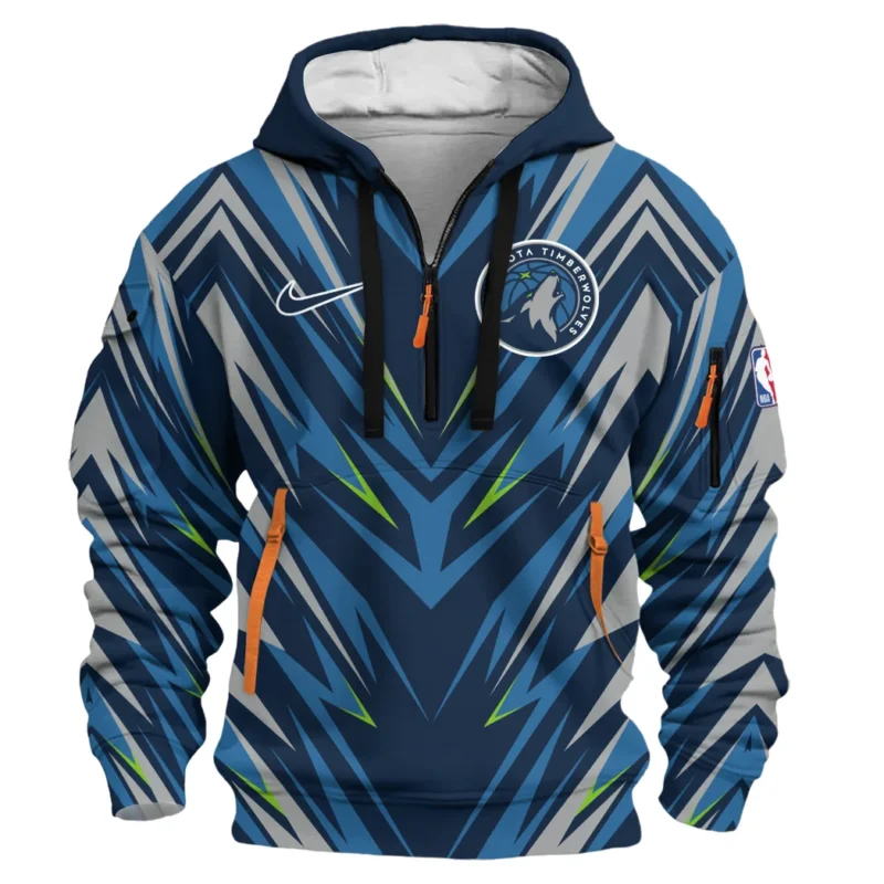 Basketball Hoodie Half Zipper NBA 2025 For Fan Basketball HVN1063MT061225HODZ - Image 2