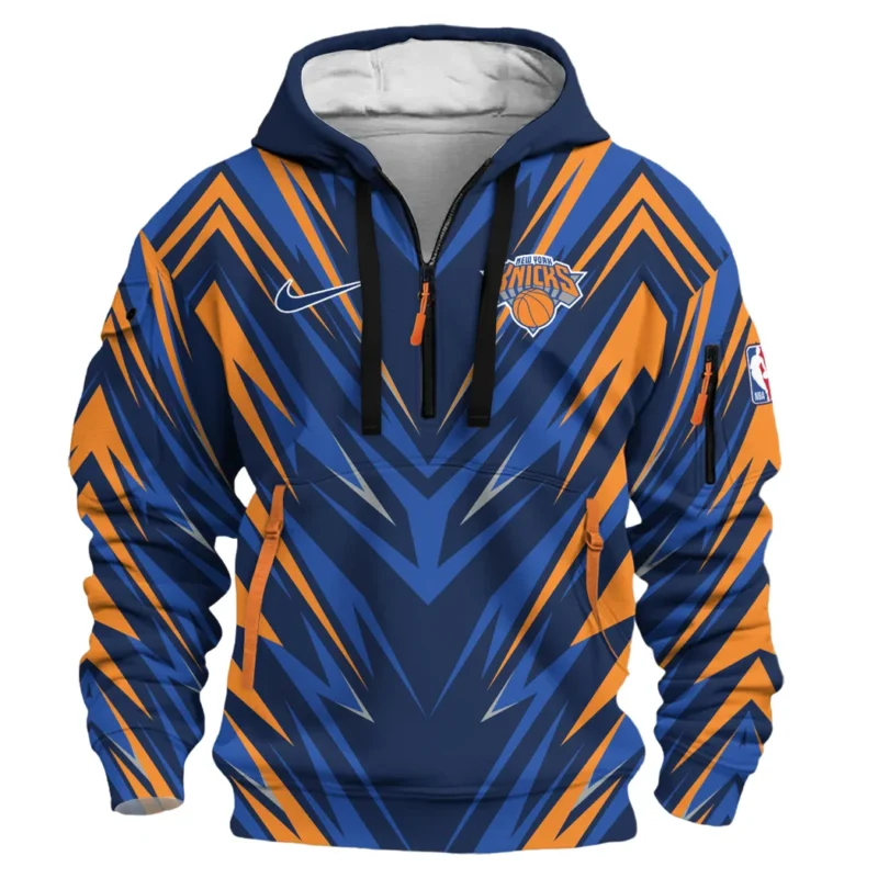 Basketball Hoodie Half Zipper NBA 2025 For Fan Basketball HVN1063NYK061225HODZ - Image 2