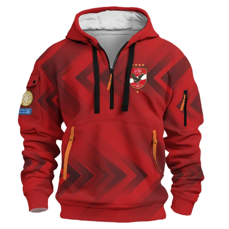 Football Hoodie Half Zipper Club WC 2025 For Fan Football HVN1064AA061425HODZ - Image 2