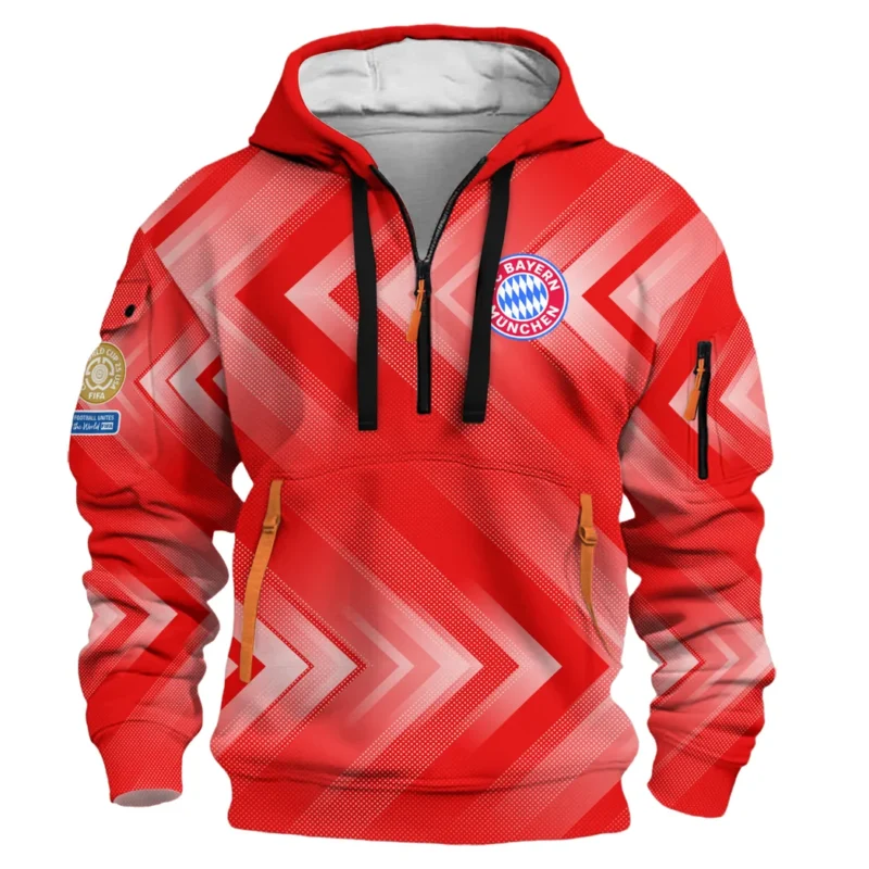 Football Hoodie Half Zipper Club WC 2025 For Fan Football HVN1064BM061425HODZ - Image 2