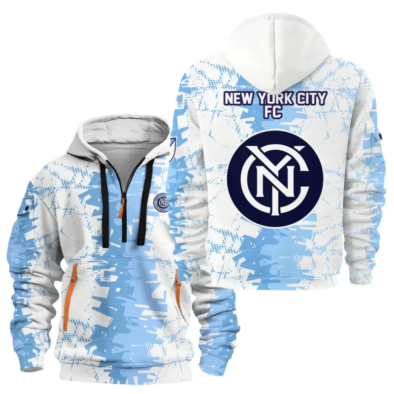 Sport Hoodie Half Zipper MLS 2025 For Fans Sport HVN1066NYC061625HODZ