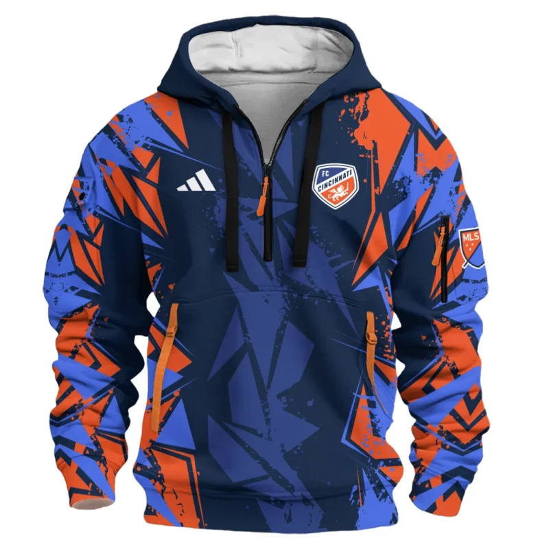 Sport Hoodie Half Zipper MLS 2025 For Fans Sport HVN1068CFC061725HODZ - Image 2