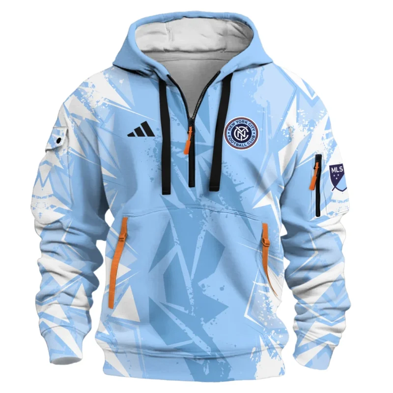 Sport Hoodie Half Zipper MLS 2025 For Fans Sport HVN1068NYC061725HODZ - Image 2