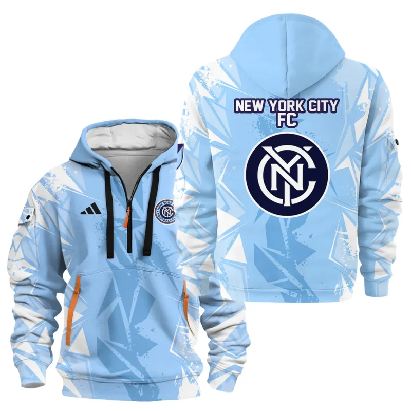 Sport Hoodie Half Zipper MLS 2025 For Fans Sport HVN1068NYC061725HODZ