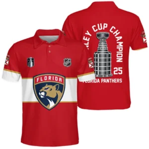 Hockey Team Polo Shirt NHL 2025 For Fans Sport HVN1071CHMP061825POS