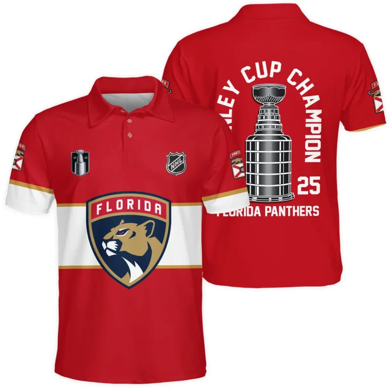 Hockey Team Polo Shirt NHL 2025 For Fans Sport HVN1071CHMP061825POS