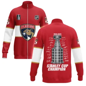 Hockey Stand Collar Jacket NHL 2025 For Sport Fans HVN1072CUP061825SCJ