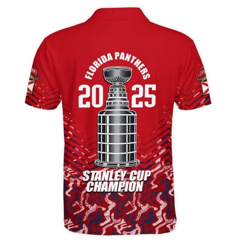 Hockey Team Polo Shirt NHL 2025 For Fans Sport HVN1073CHAMP061825POS - Image 3