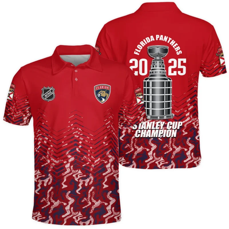 Hockey Team Polo Shirt NHL 2025 For Fans Sport HVN1073CHAMP061825POS