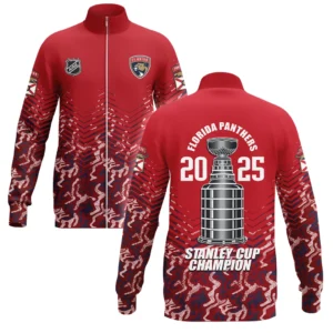 Hockey Stand Collar Jacket NHL 2025 For Sport Fans HVN1073CHAMP061825SCJ