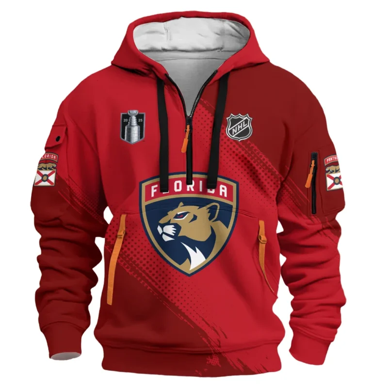 Hockey Hoodie Half Zipper NHL 2025 For Sport Fans HVN1074NHLC061825HODZ - Image 2