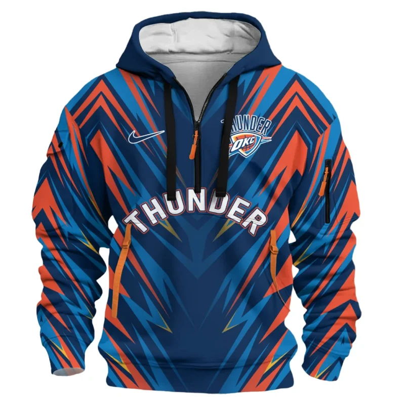 Basketball Hoodie Half Zipper NBA 2025 For Fan Basketball HVN1076DER061925HODZ - Image 2