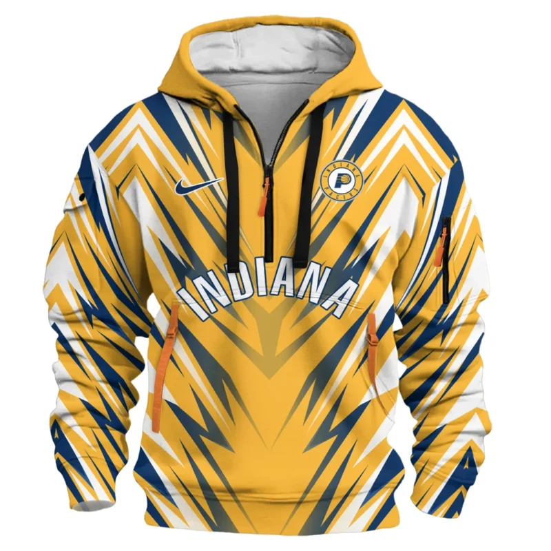 Basketball Hoodie Half Zipper NBA 2025 For Fan Basketball HVN1076PER061925HODZ - Image 2