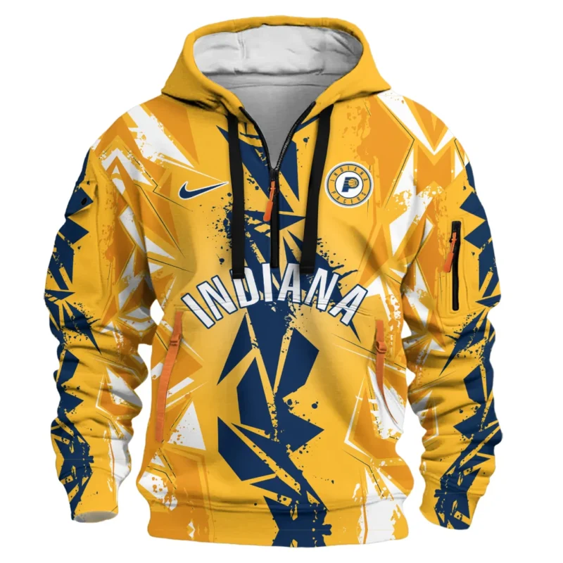 Basketball Hoodie Half Zipper NBA 2025 For Fan Basketball HVN1077PER061925HODZ - Image 2