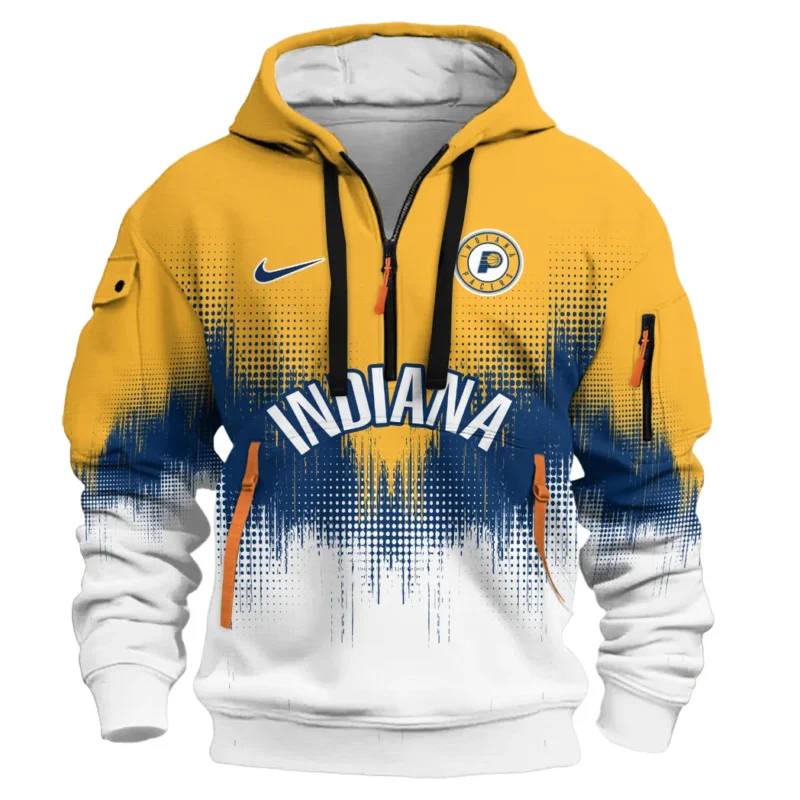 Basketball Hoodie Half Zipper NBA 2025 For Fan Basketball HVN1078PER061925HODZ - Image 2