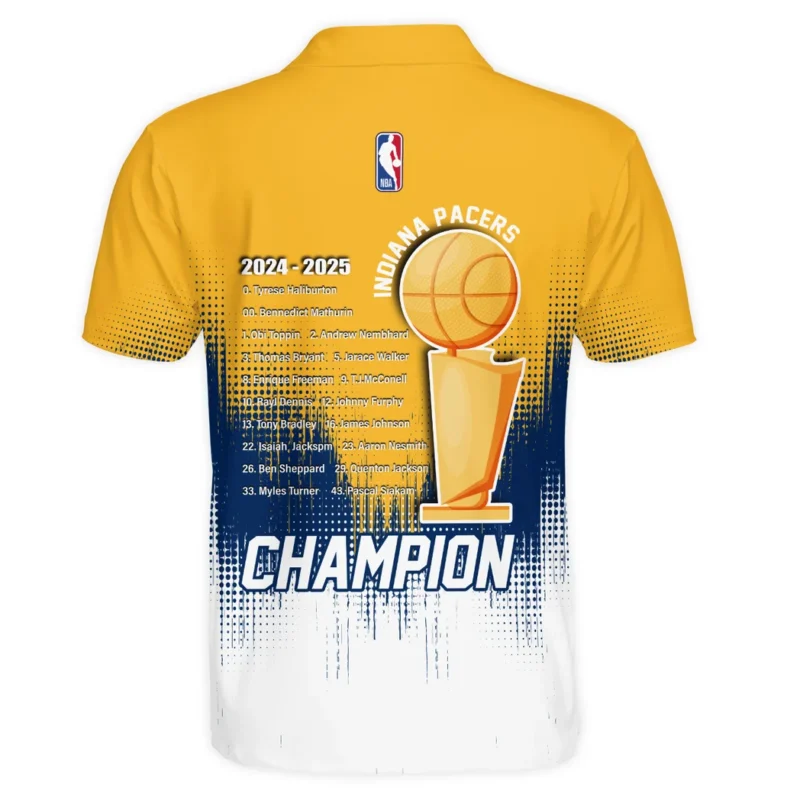 Basketball Team Polo Shirt NBA 2025 For Fan Basketball Team HVN1078PER061925POS - Image 3