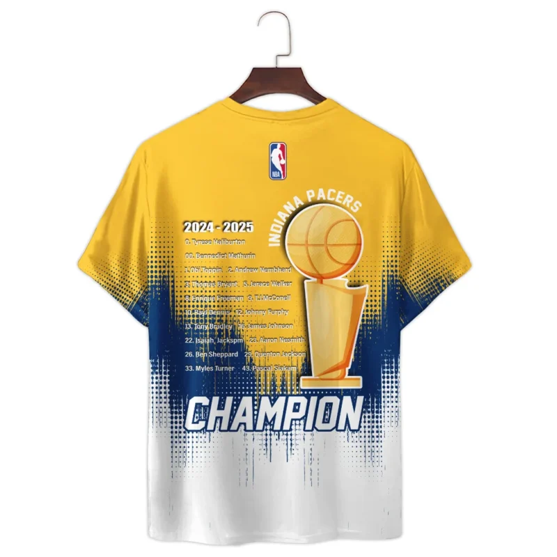 Basketball Team T-Shirt NBA 2025 For Fan Basketball Team HVN1078PER061925TS3D - Image 3