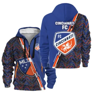 Sport Hoodie Half Zipper MLS 2025 For Fans Sport HVN1081CFC062125HODZ