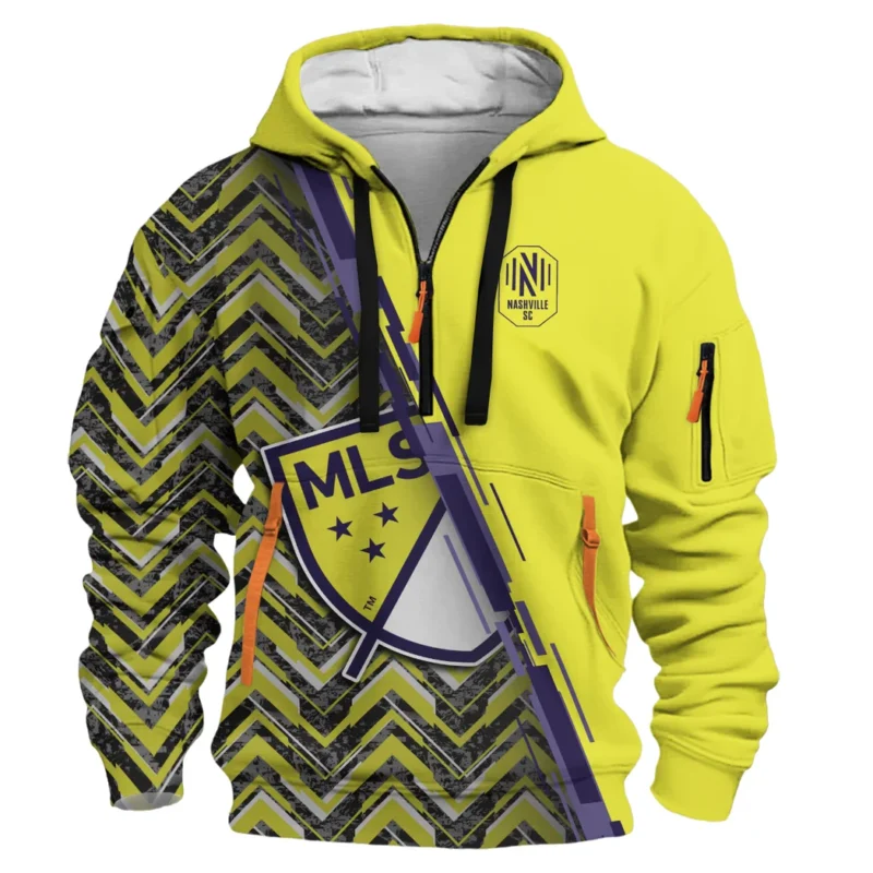 Sport Hoodie Half Zipper MLS 2025 For Fans Sport HVN1081NSC062125HODZ - Image 2