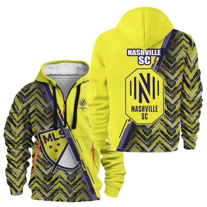 Sport Hoodie Half Zipper MLS 2025 For Fans Sport HVN1081NSC062125HODZ