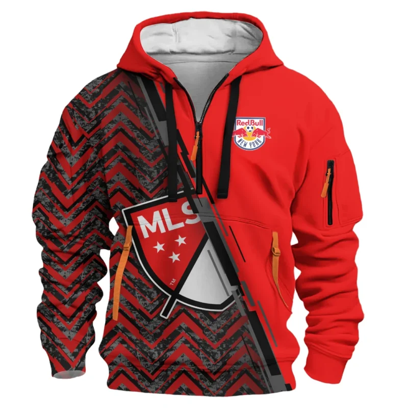 Sport Hoodie Half Zipper MLS 2025 For Fans Sport HVN1081NYR062125HODZ - Image 2
