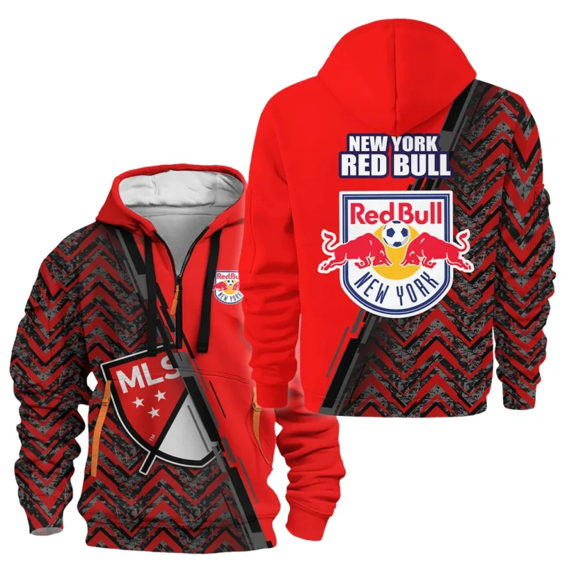 Sport Hoodie Half Zipper MLS 2025 For Fans Sport HVN1081NYR062125HODZ