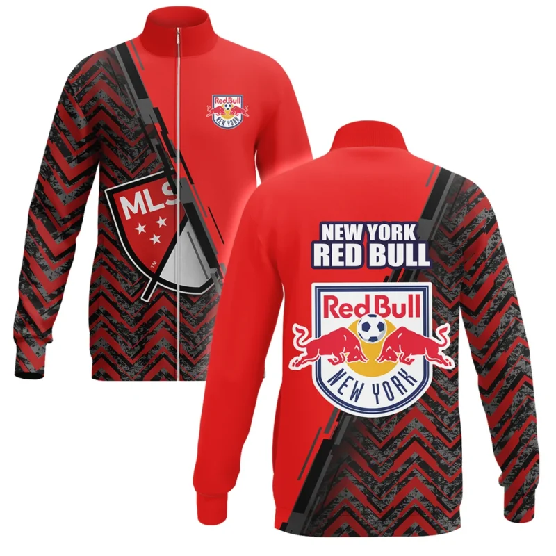 Soccer Stand Collar Jacket MLS 2025 For Fans Sport HVN1081NYR062125SCJ
