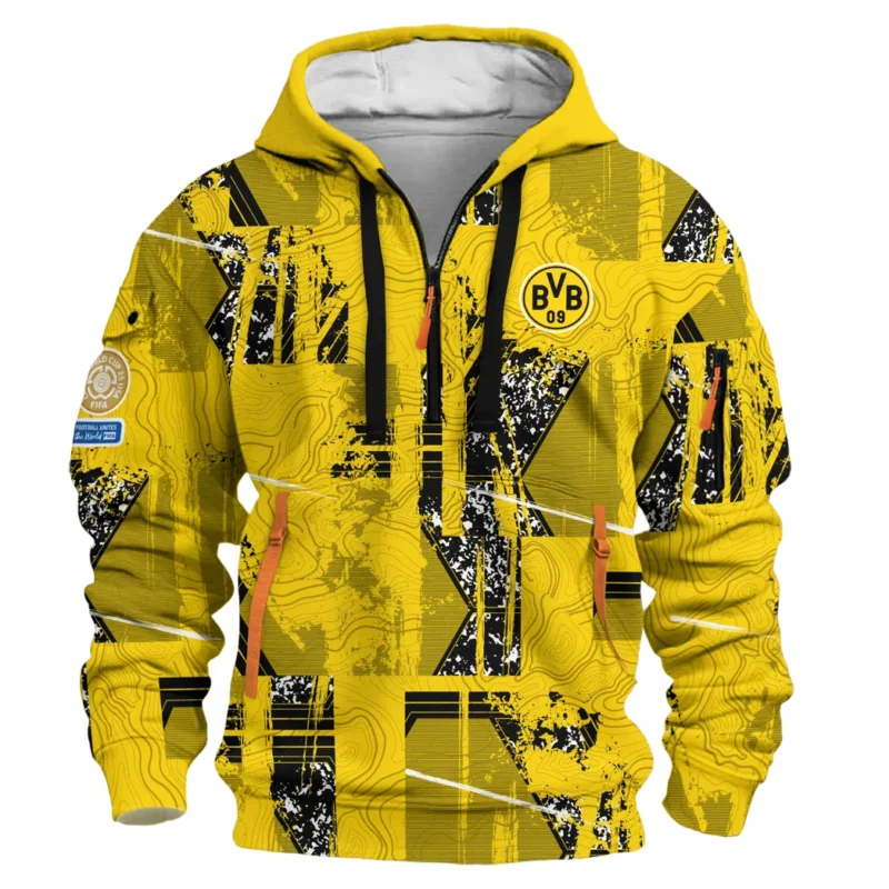 Football Hoodie Half Zipper Club WC 2025 For Fan Football HVN1083BD062325HODZ - Image 2