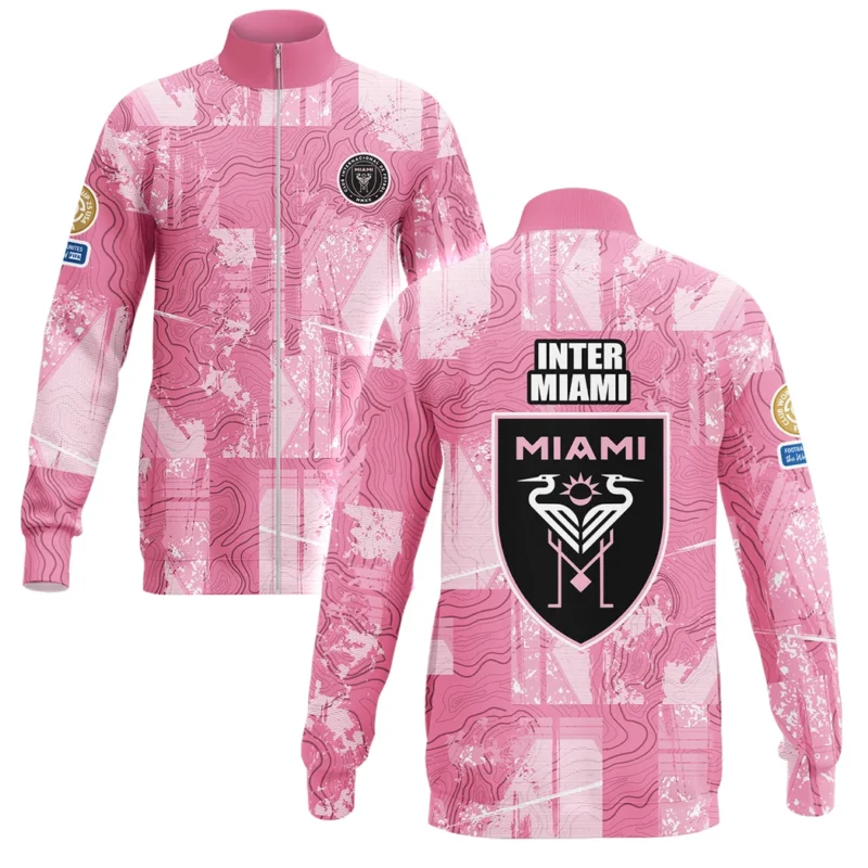 Football  Stand Collar Jacket Club WC 2025 For Fan Football  HVN1083IM062325SCJ