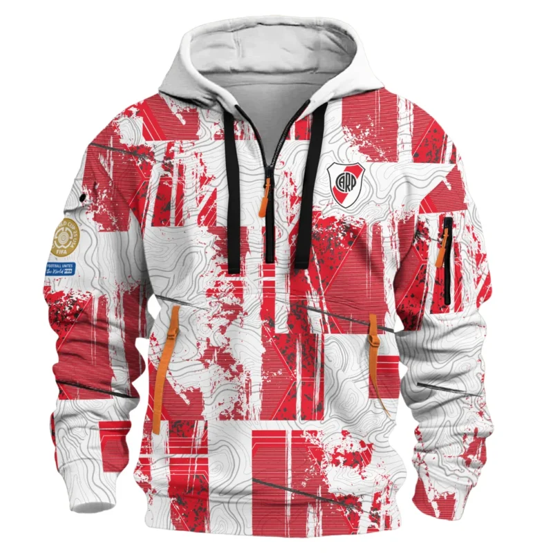Football Hoodie Half Zipper Club WC 2025 For Fan Football HVN1083RP062325HODZ - Image 2
