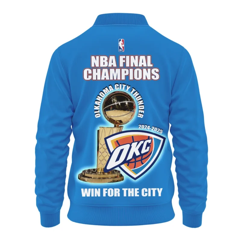 Basketball Bomber Jacket NBA 2025 For Fan Basketball HVN1084OKC062325BOB - Image 3
