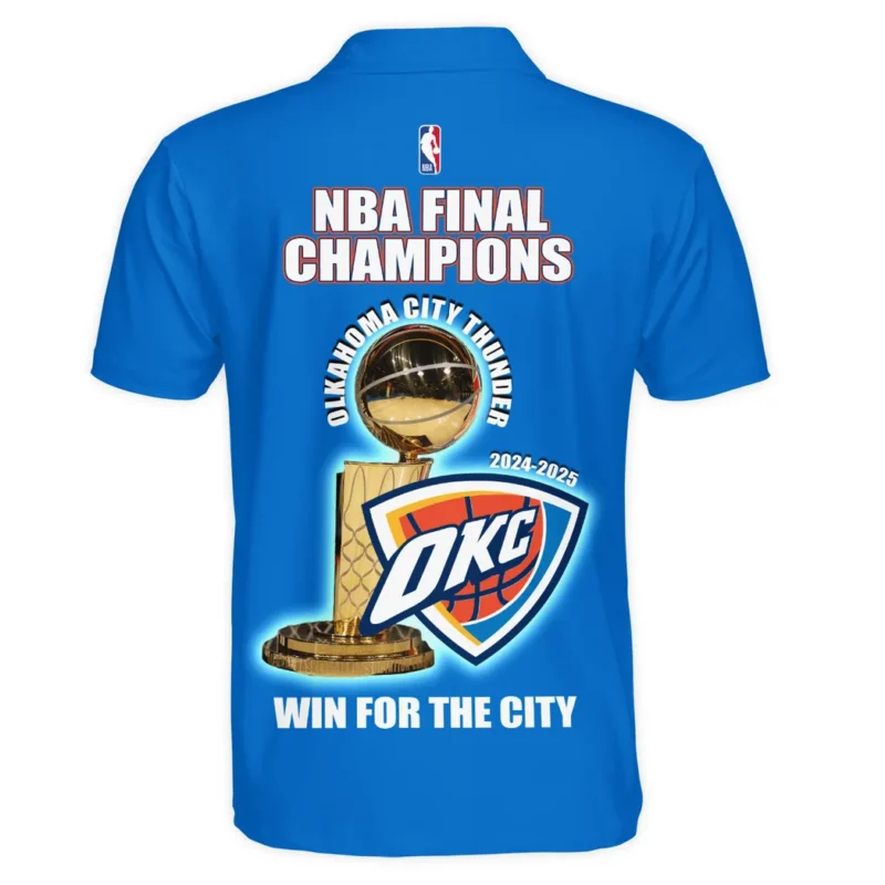 Basketball Club Polo Shirt NBA 2025 For Fan Basketball Club HVN1084OKC062325POS - Image 3