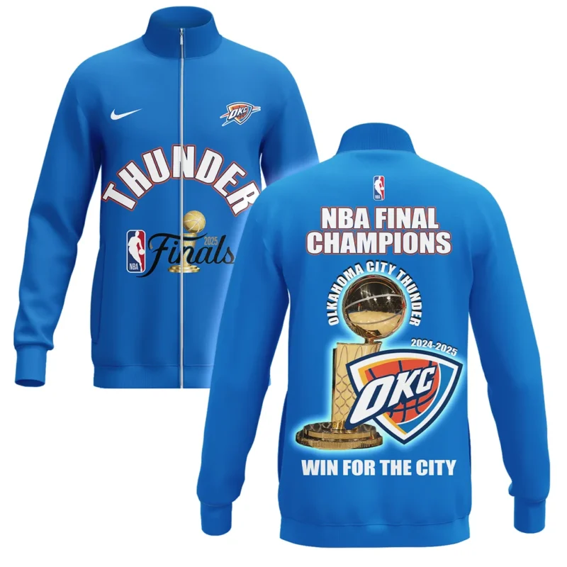 Basketball Stand Collar Jacket NBA 2025 For Fan Basketball HVN1084OKC062325SCJ