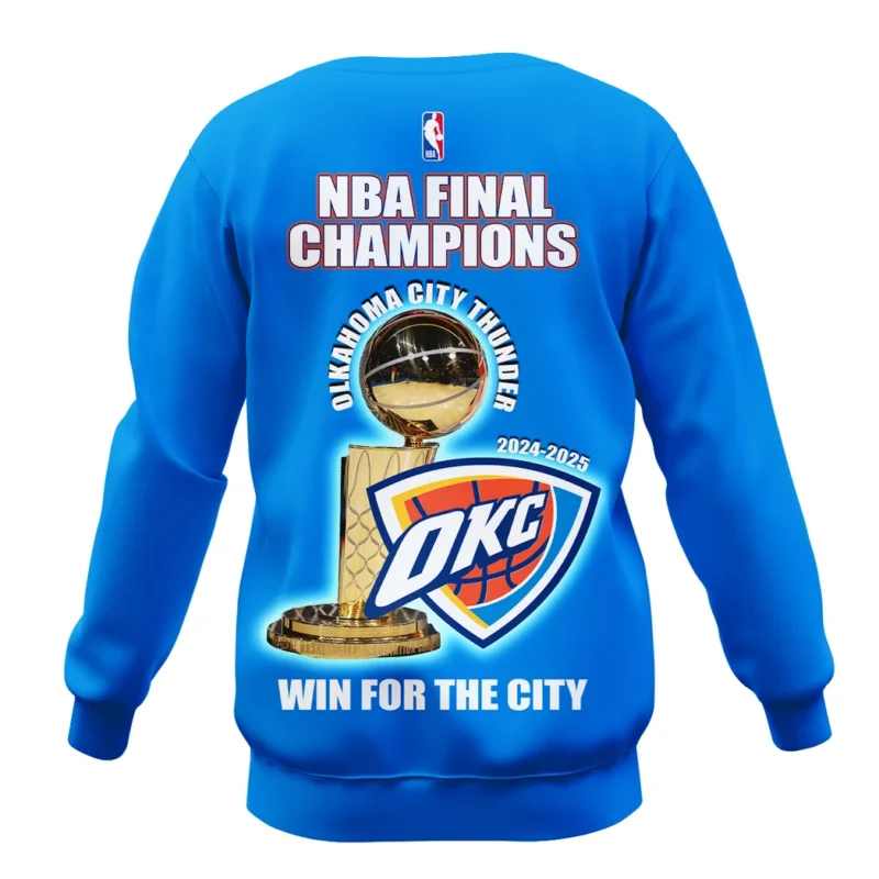 Basketball Sweatshirt NBA 2025 For Fan Basketball HVN1084OKC062325SW - Image 3