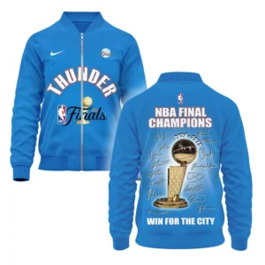 Basketball Bomber Jacket NBA 2025 For Fan Basketball HVN1085OKC062325BOB