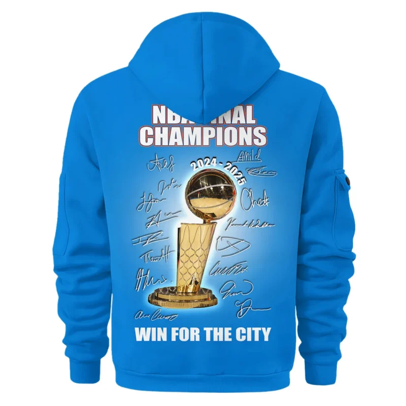 Basketball Hoodie Half Zipper NBA 2025 For Fan Basketball HVN1085OKC062325HODZ - Image 3