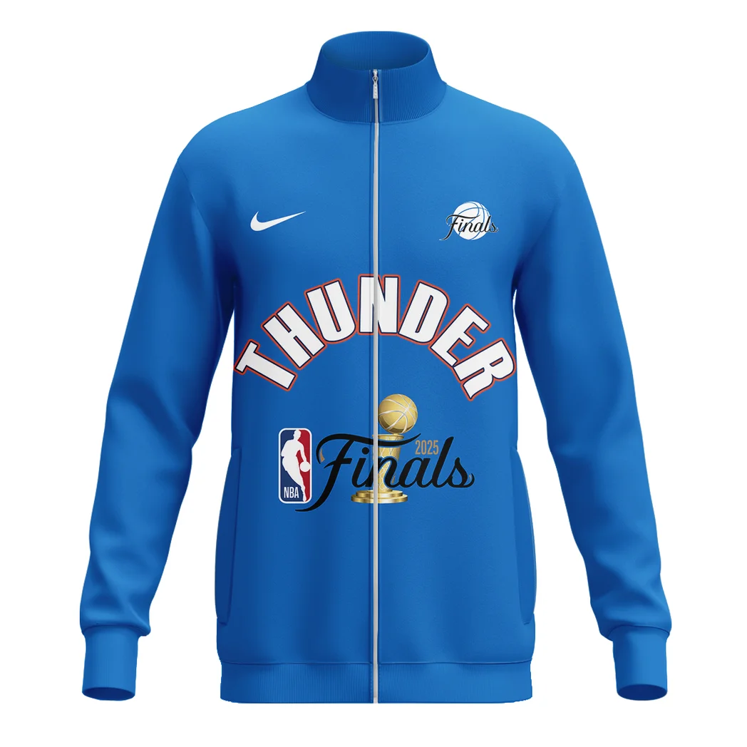 Basketball Stand Collar Jacket NBA 2025 For Fan Basketball HVN1085OKC062325SCJ - Image 2