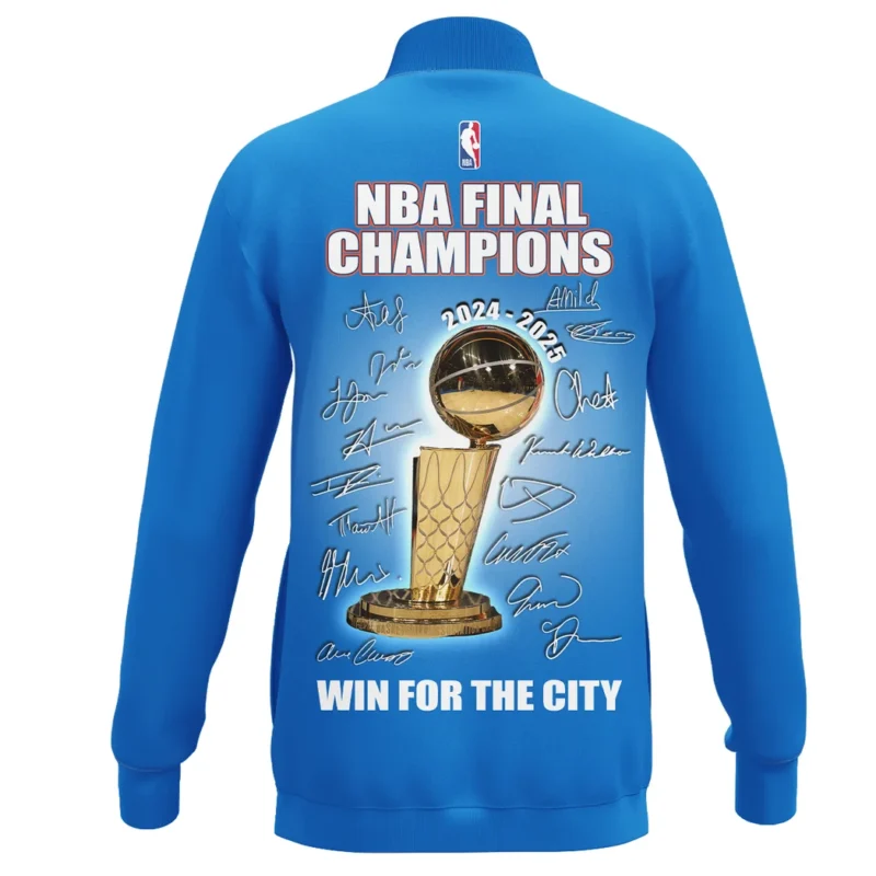 Basketball Stand Collar Jacket NBA 2025 For Fan Basketball HVN1085OKC062325SCJ - Image 3