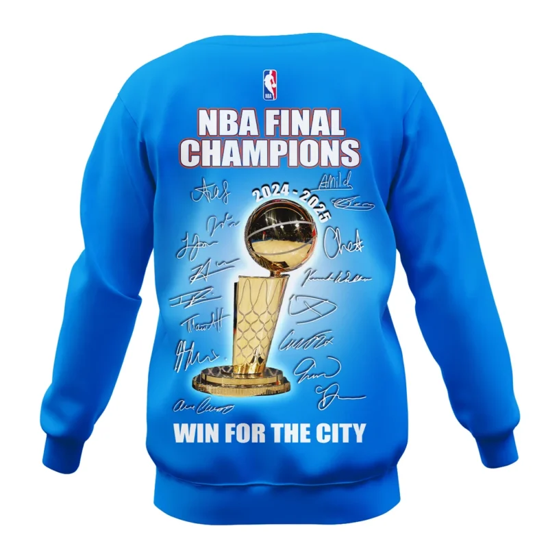 Basketball Sweatshirt NBA 2025 For Fan Basketball HVN1085OKC062325SW - Image 3