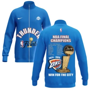 Basketball Stand Collar Jacket NBA 2025 For Fan Basketball HVN1086OKC062325SCJ