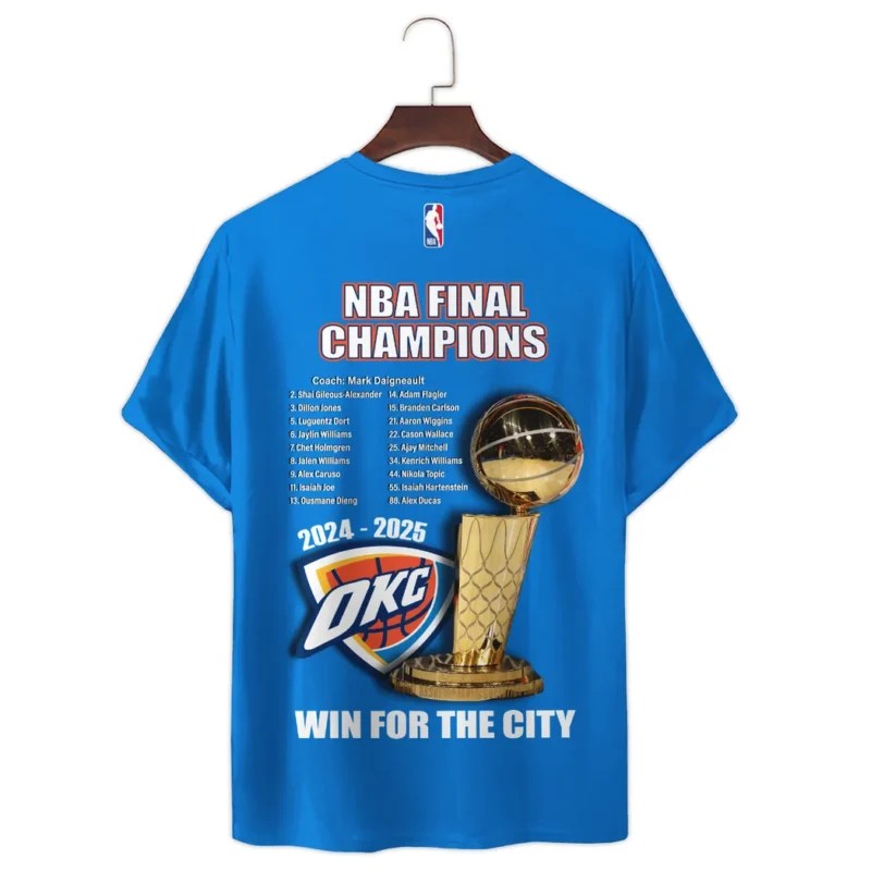 Basketball Club T-Shirt NBA 2025 For Fan Basketball Club HVN1086OKC062325TS3D - Image 3