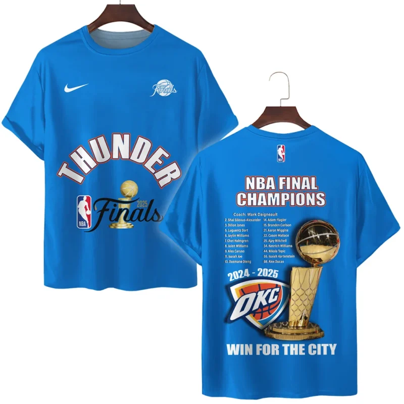Basketball Club T-Shirt NBA 2025 For Fan Basketball Club HVN1086OKC062325TS3D