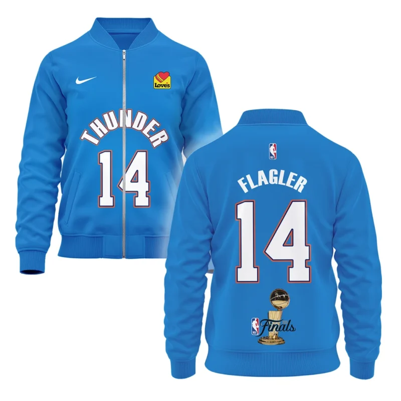 Adam Flagler Bomber Jacket NBA 2025 For Fan Adam Flagler HVN1087AF062325BOB