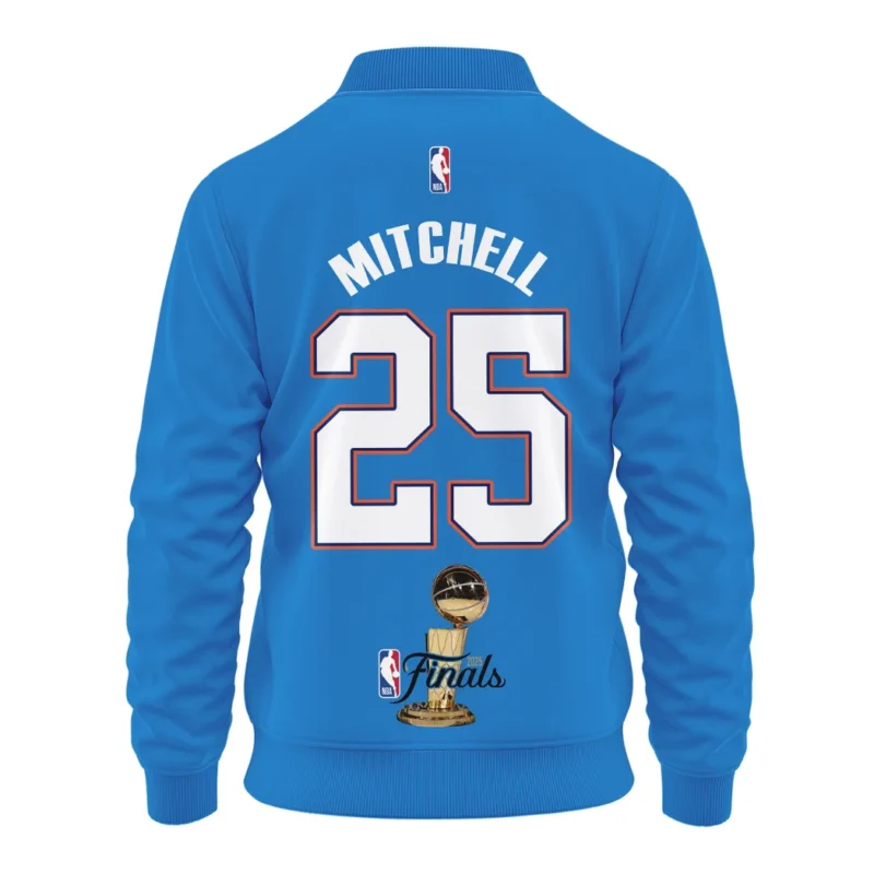 Ajay Mitchell Bomber Jacket NBA 2025 For Fan Ajay Mitchell HVN1087AM062325BOB - Image 3